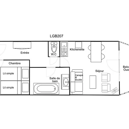 Confortable 2 Pieces, Skis Aux Pieds, Proche Commerces - Fr-1-182a-41 شقة